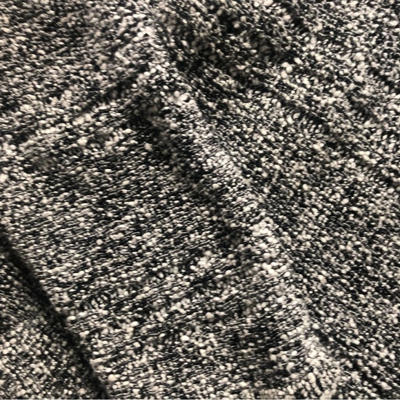 Rag & Bone Nubby Textured Scoop Neck Loose Boxy Knit Sweater L Black White - Picture 3 of 5